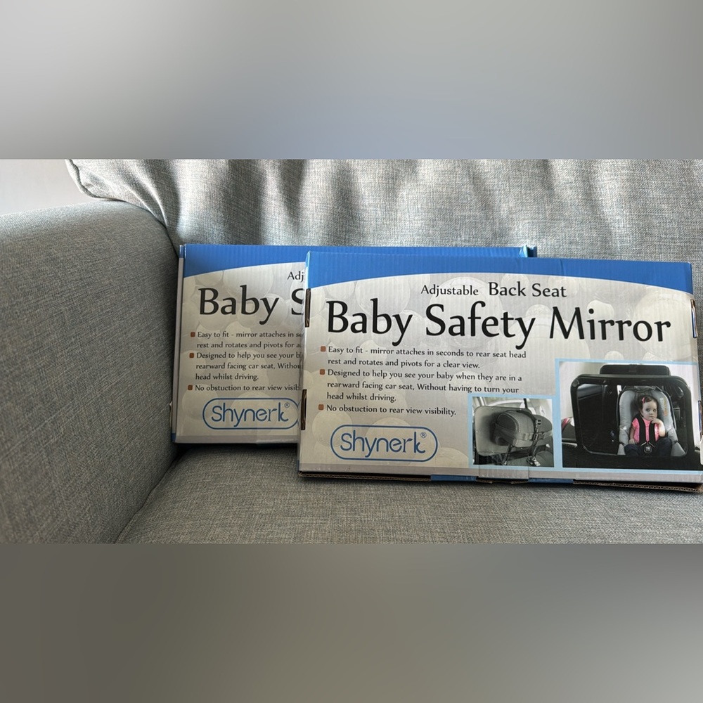 New Shynerk Baby Safety Mirror - Bundle of 2